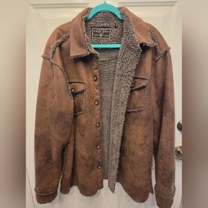 True Grit Brown Sherpa Jacket